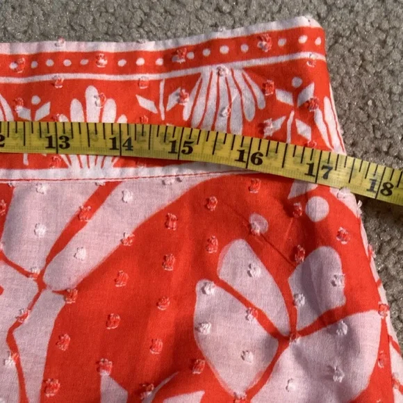 Women's FARM Rio Set Orange Neon Jungle Mini Bohemian Skirt | L /  Top | M - Picture 15 of 15